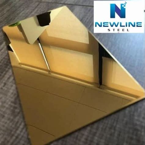 Nl Ss Gold Sheet Newline Steel Rose Gold Pvd Sheet Manufacturer From