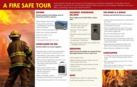 Home Fire Prevention Brochure | Fire Safety For Life