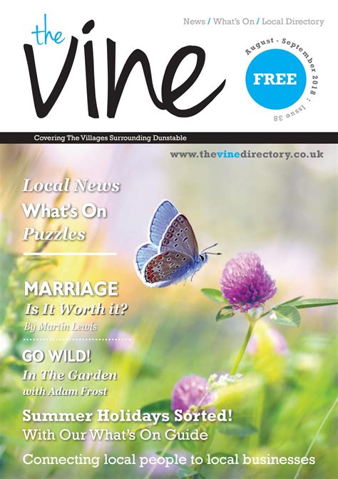 The Vine Villages August September 2018 Issue 38 By The Vine