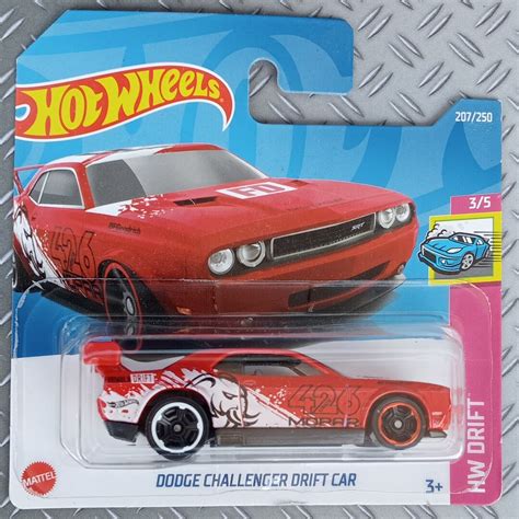Hot Wheels Dodge Challenger Drift Car Rare Collectible Miniature Model 1 64 Scale Gift Idea With