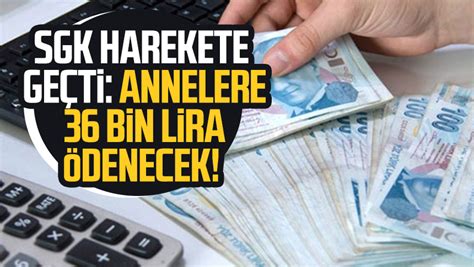 Sgk Harekete Ge Ti Annelere Bin Lira Denecek Samsun Haber