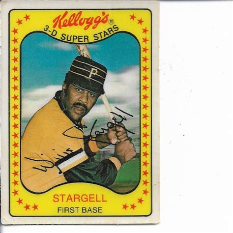 Kellogg S D Super Stars Willie Stargell Pittsburgh Pirates