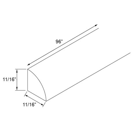 Shaker Hickory Shoe Molding Rta Cabinet Store
