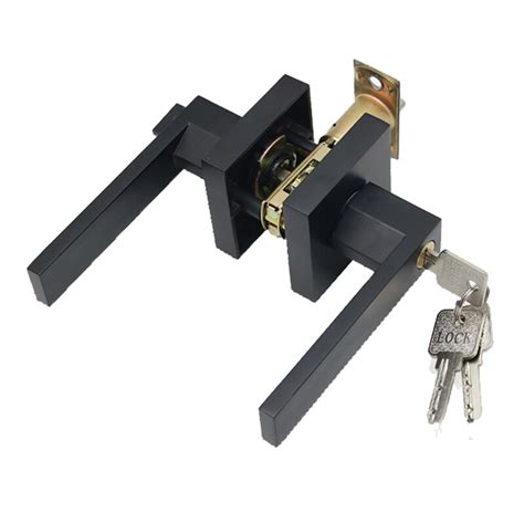 Square Round Zinc Alloy Door Lock Privacy Door Lev Vicedeal