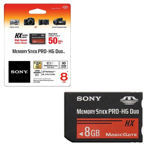 8GB SONY Memory Stick PRO HG Duo HX Memory Card SONY PSP CAMERA