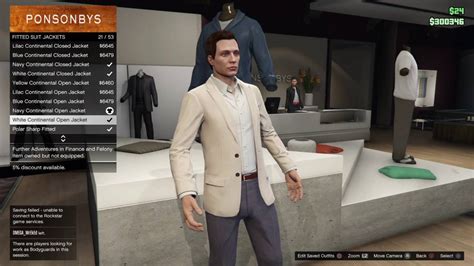 Gta 5 Online How To Wear Fitted Suit Jackets Fitnessretro