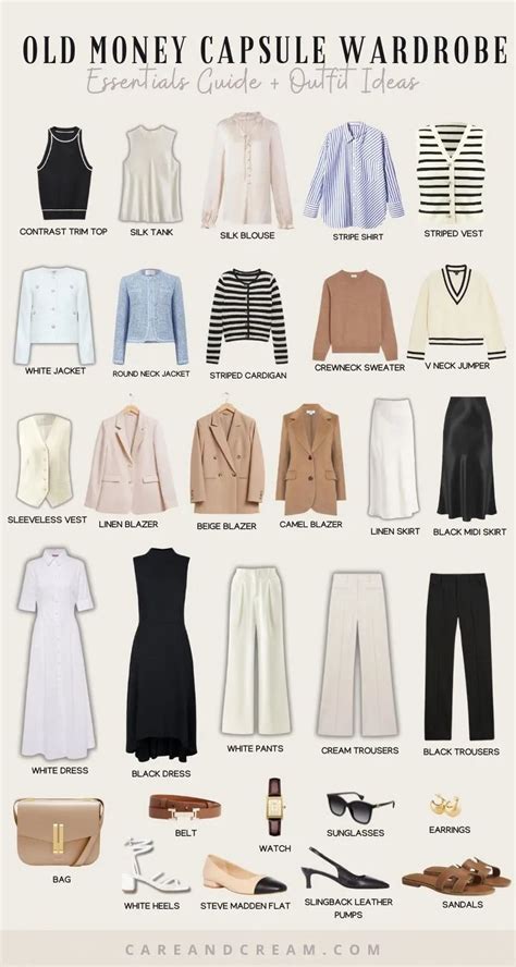 Old Money Capsule Wardrobe Essentials Guide Outfit Ideas In 2024