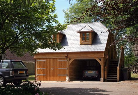 Oak Framed Garages Oak Timber Garages Hartwood Oak Buildings Timber Garage House Designs