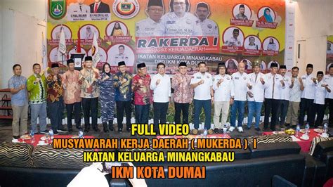 Full Video Musyawarah Kerja Daerah Mukerda I Ikatan Keluarga