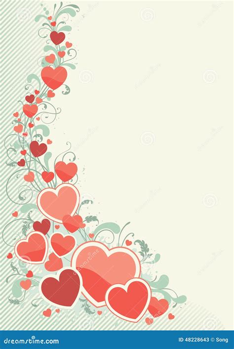 Abstract Valentine Background Stock Vector Illustration Of Invitation