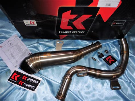 Pot d échappement TURBOKIT TK GP H3 pour KTM RC 125 et 390 à partir de 2017