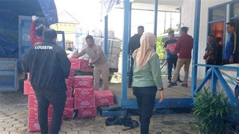 Pemprov Kaltara Salurkan Bantuan Logistik Bencana Alam Ke Pemkab Tana