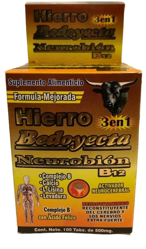 Buy NaturaMex AS Hierro 3 En 1 B Complex Complejo B O Folico Folic