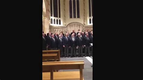 Cwmbach Male Choir Sing Rev Eli Jenkins Prayer From Dylan Thomas S