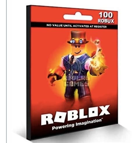 Cartão Roblox 100 Robux Crédito De 100 Robux Digital MercadoLivre