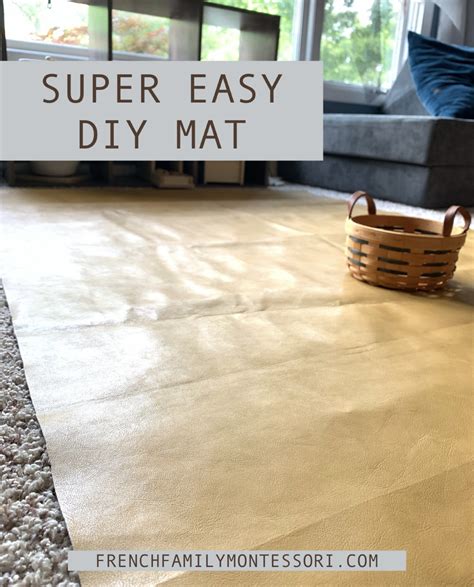 SUPER EASY DIY MAT – French Family Montessori