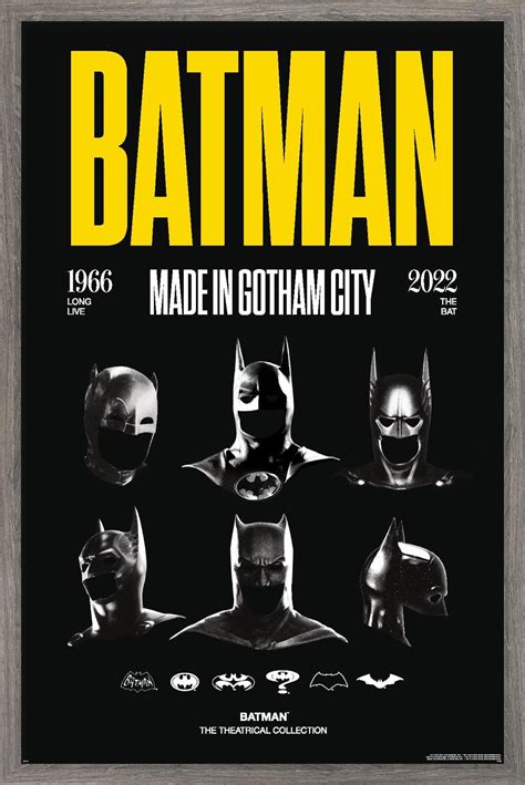 Dc Comics Batman Th Anniversary Made In Gotham Wall Poster