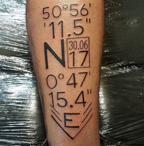 101 Amazing Coordinate Tattoo Designs You Need To See Coordinates