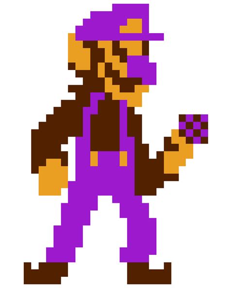 Im Making Pixil Waluigi Sprites Here Is What I Got So Far Fandom