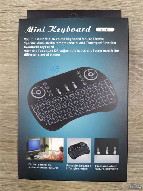 Безжична мини блутут клавиатура с тъчпад за PC, Android, Smart TV TV ...