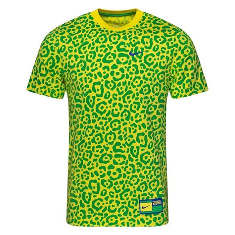 Brasilien T Shirt Ignite Gul Gr N Unisport Dk