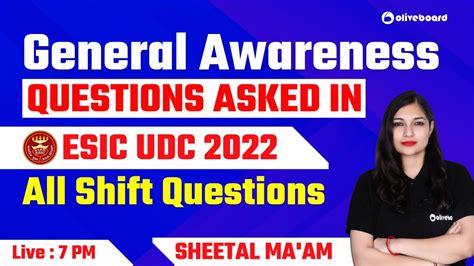 Esic Udc General Awareness Memory Based Paper All Shift