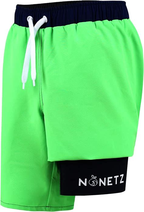 Nonetz Anti Chafe Boys Sustainable Swim Trunks Quick Dry