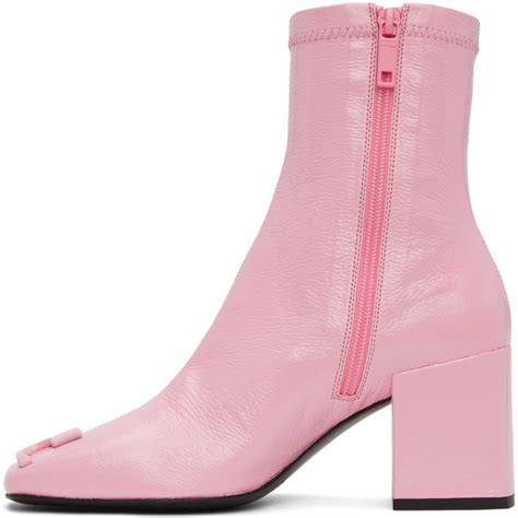 Courrèges Pink Heritage Boots Courreges