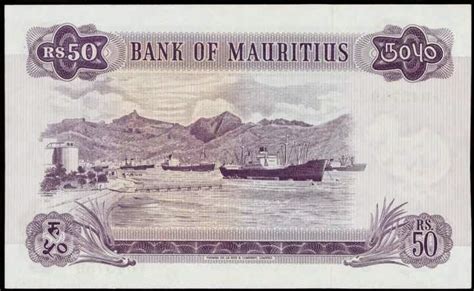 Mauritius Rupees Banknote Queen Elizabeth Ii World Banknotes