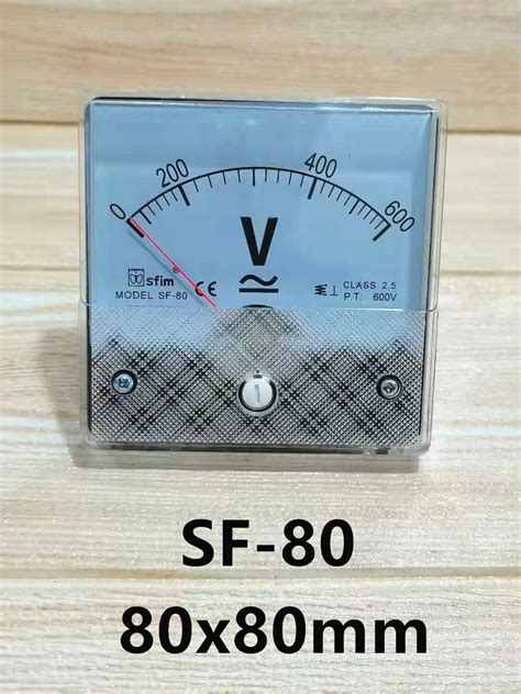 Panel Meter Ac Voltmeter 300v 600v Sf 60 Sf 670 Sf 80 Sf 72 Sf 96 Lazada Ph