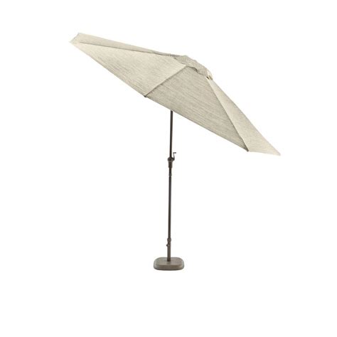 Hampton Bay Statesville Ft Steel Crank And Tilt Round Patio Umbrella