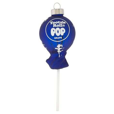 Grape Tootsie Roll Pop Ornament By Kat Annie