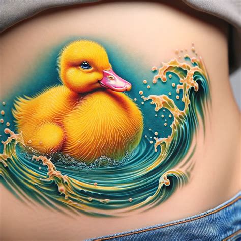 Rubber Duck Tattoo Drawing