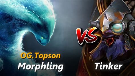 How To Morphling Mid Vs Tinker Feat Topson First 10 Minutes YouTube