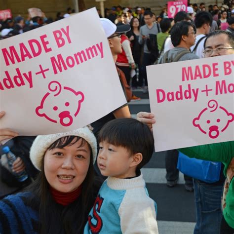 Tens Of Thousands March In Taiwan Against Same Sex Marriage Bill