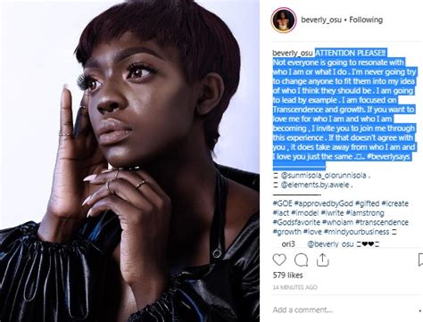 Beverly Osu Reacts To Criticism After Baring Cleavage And Flaunting Hot Legs Celebrities Nigeria