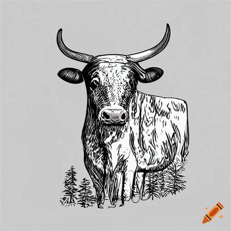 Tamaraw Drawing Sketch