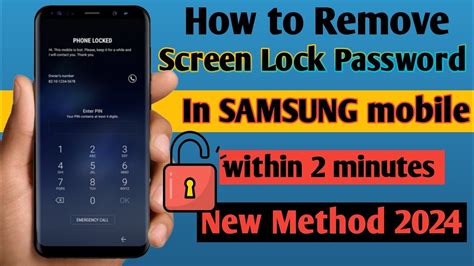 How To Remove Screen Lock In Samsung Mobile Unlock All Samsung