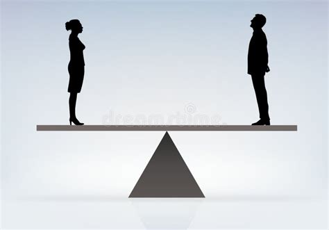 Man Woman Equality Sex Gender Balance Stock Illustration Illustration Of Equal Gender 32448753