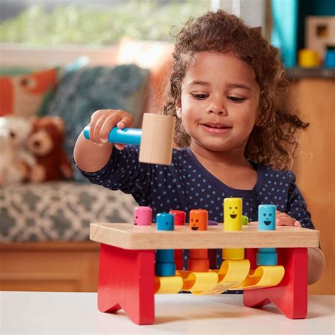 Melissa And Doug Deluxe Pounding Bench And Counting Caterpillar 14490