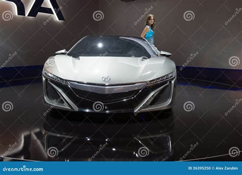 Acura NSX Hybrid Concept editorial image. Image of closeup - 26395250