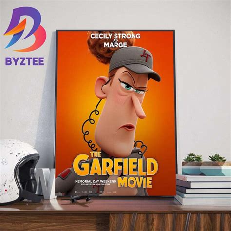 Cecily Strong As Marge In The Garfield Movie Official Poster Wall Decor