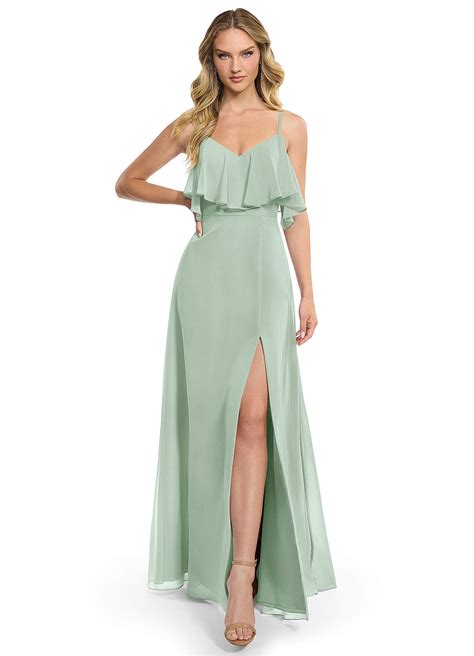 Azazie Jean Agave Bridesmaid Dresses Azazie