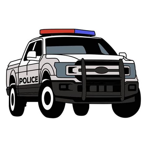 Police Car Pickup Truck