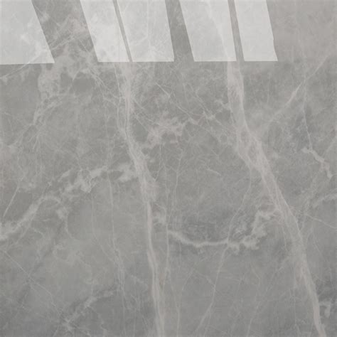 Cheap Floor Polished X Mm High Gloss Marble Grey Porcelain Tile