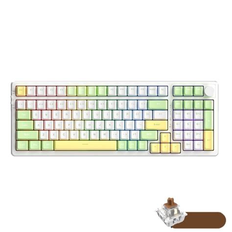 Ajazz AK992 99 Keys Wireless Bluetooth Three Mode Hot Swap RGB Gaming