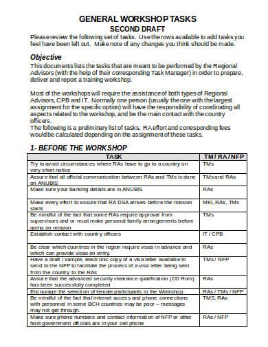 Free 5 Training Workshop Report Templates In Pdf Doc