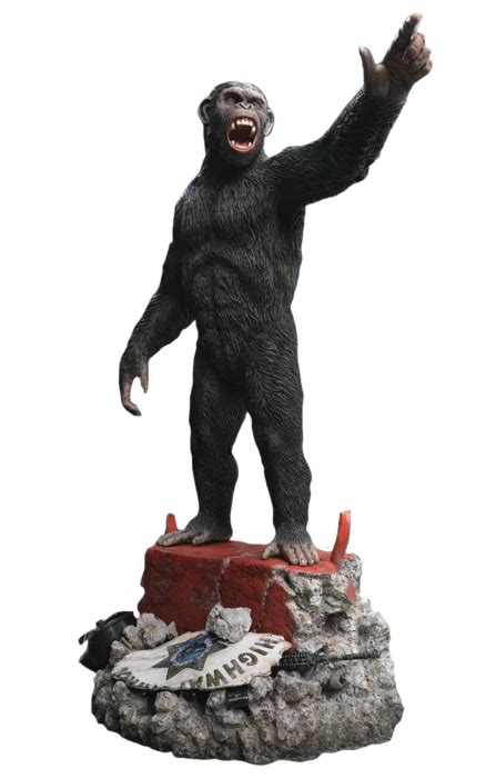 Rise of the Planet of the Apes | Caesar 2.0 Premium Edition 11” Statue ...