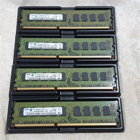 Yahooオークション 新品 Samsung サムスン 16gbメモリ4gb×4 Ddr3