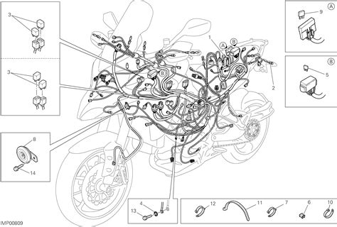 18B FAISCEAU DE FILS POUR MULTISTRADA 1200 S TOURING 2014 Esprit DUCATI